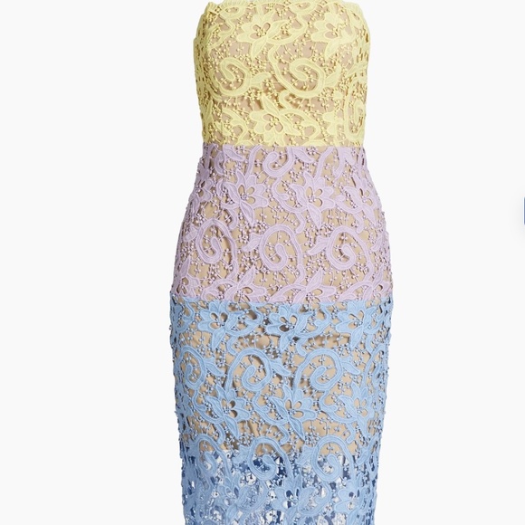 Milly Pastel Colorblock Dress - Picture 1 of 2